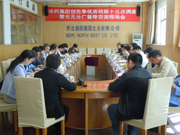 mg冰球突破召开创先争优活动第十三次调度暨北元分厂督导交流现场会